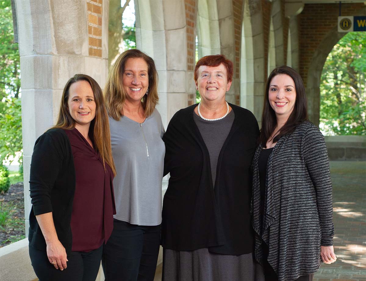 Christina Klauer, Liesl Fowler, Susan Granet, Brandy Blackburn (no longer with the college)