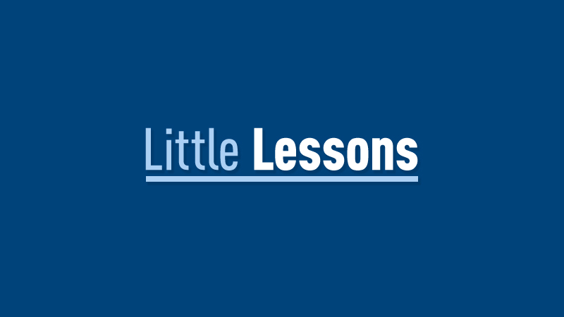 Little Lessons Header