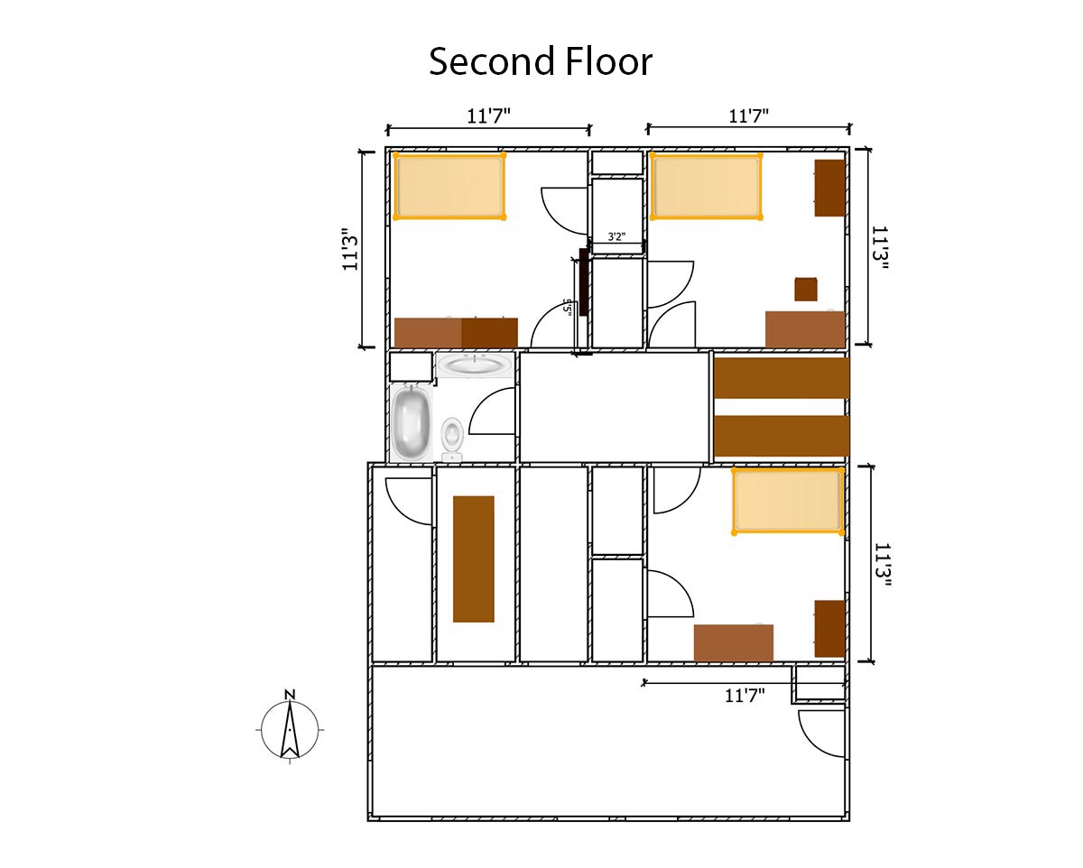second floor floorplan