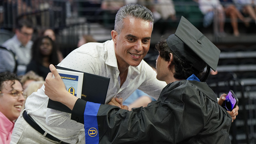 Father and grad