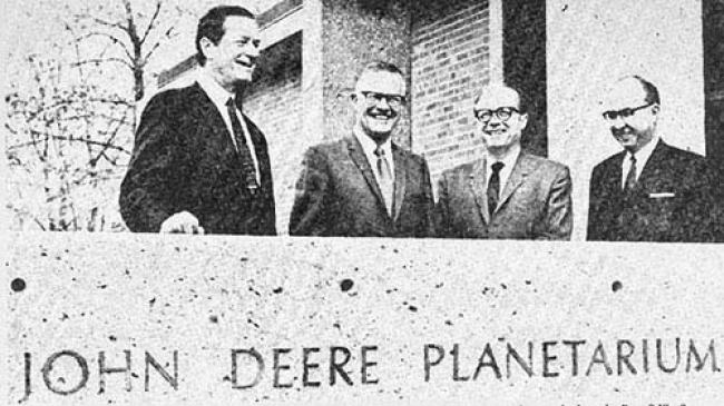 dedication of the planetarium in 1969 