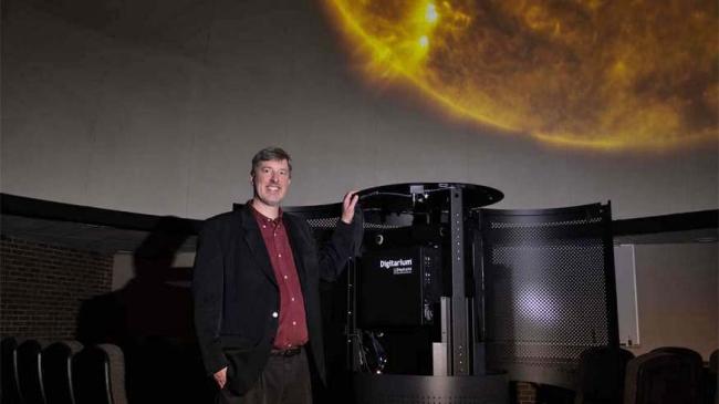 Dr. Lee Carkner, planetarium director and professor of physics