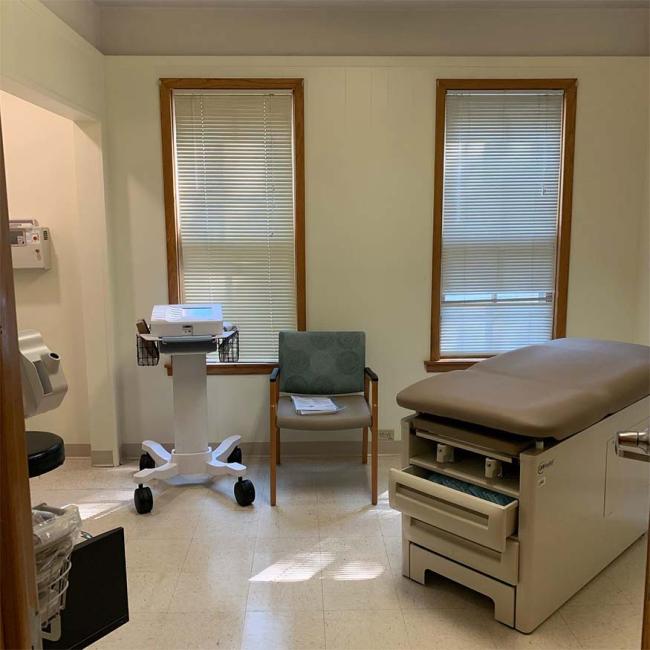 health clinic interior