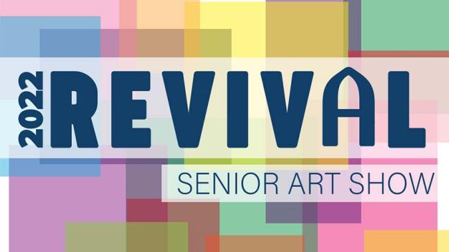 senior art show poster