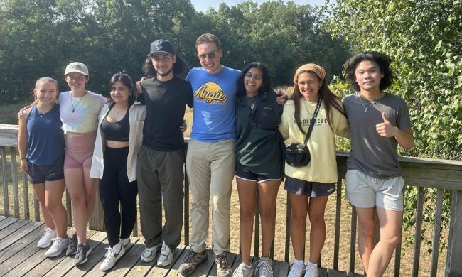 Augustana Leaders in Vocational Exploration (ALIVE) students at Camp Shalom
