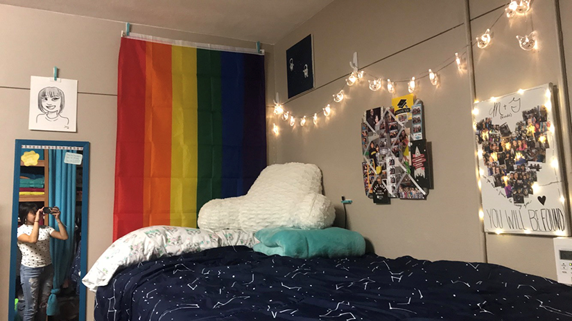 Mary's dorm room