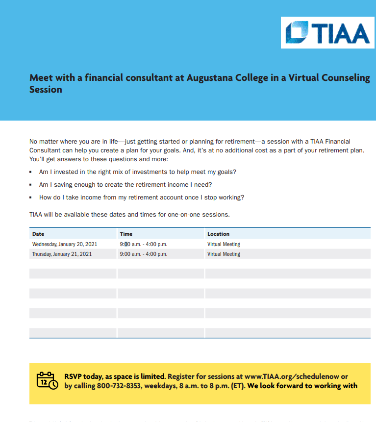 TIAA Invite