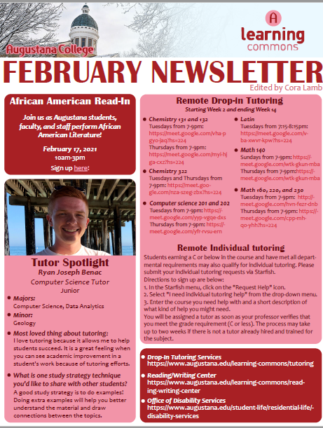 Learning commons newsletter