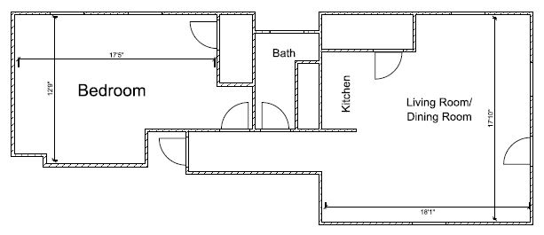 Apartment 2 floorplan