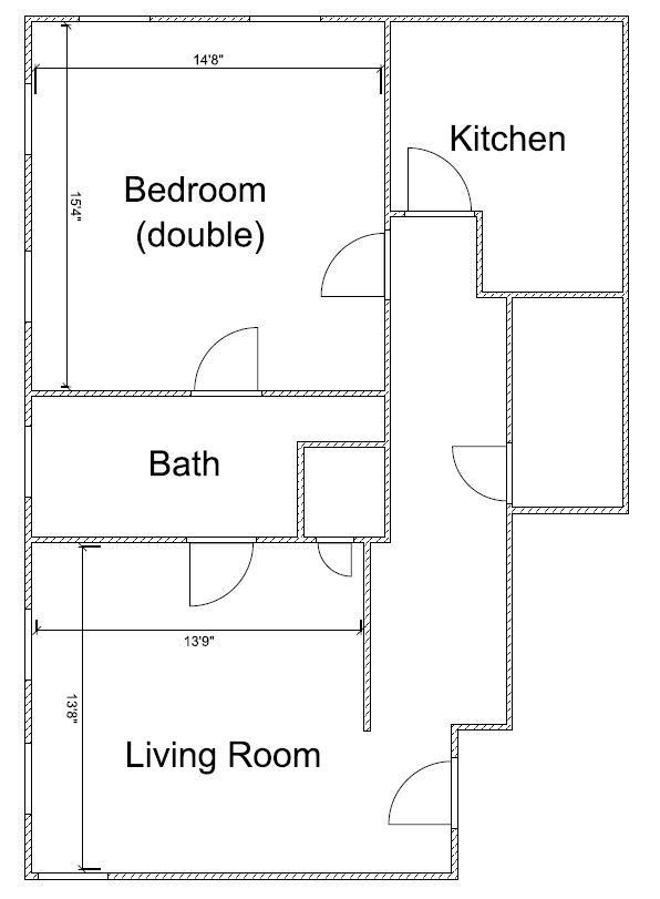 Apartment 4 floorplan