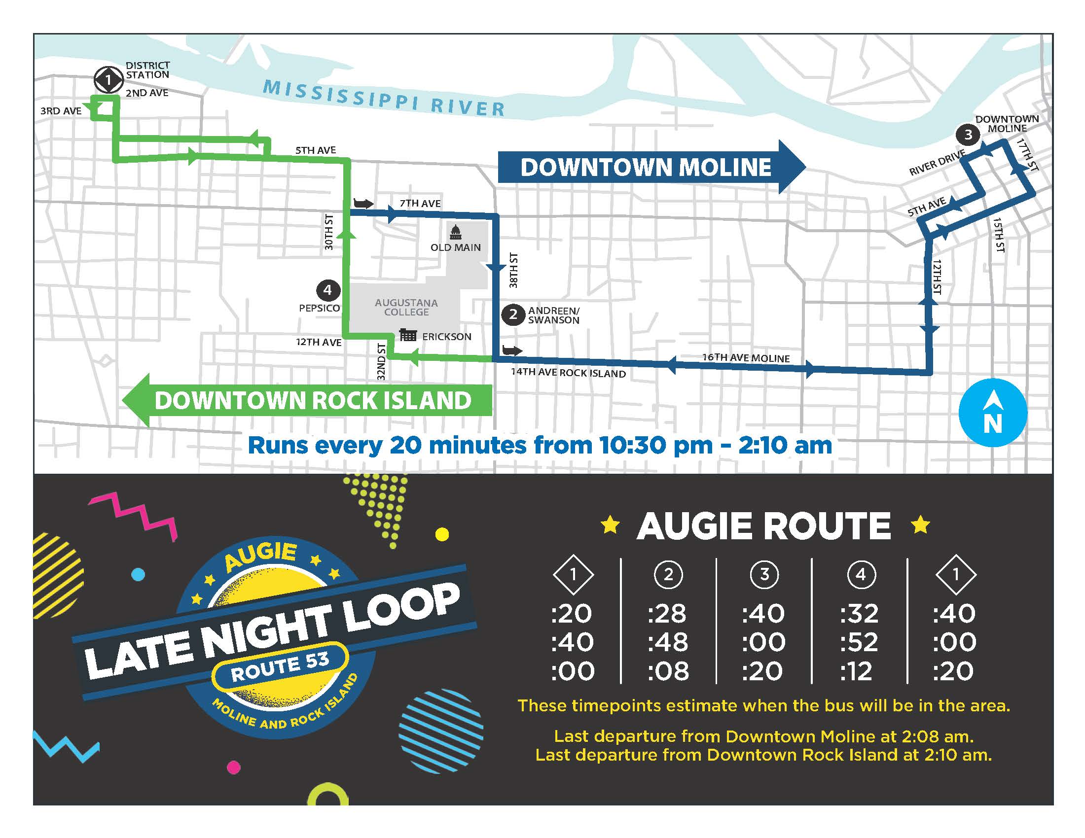 Late Night loop map