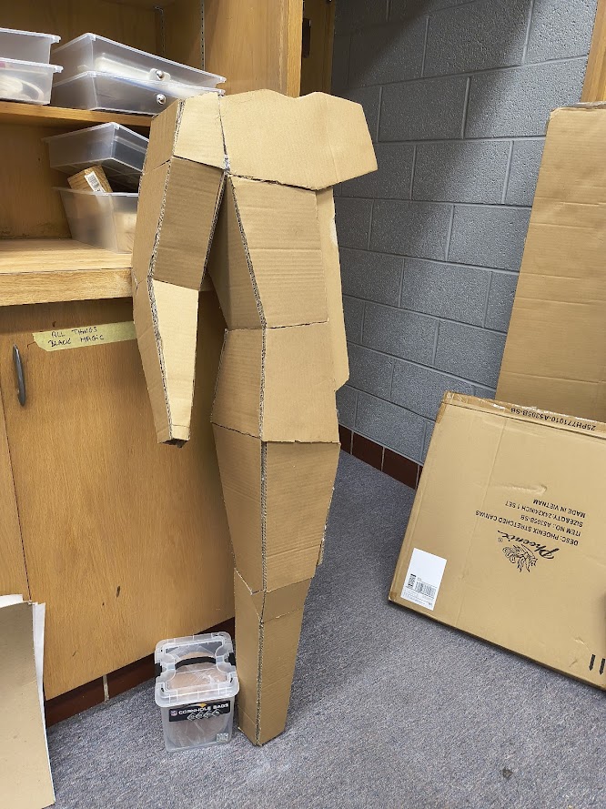 Cardboard man