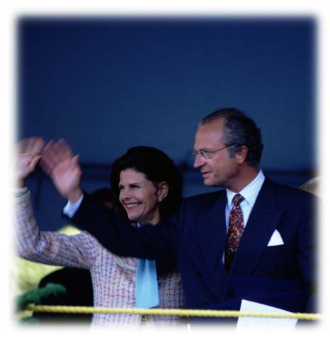 King Carl XVI Gustav and Queen Silvia