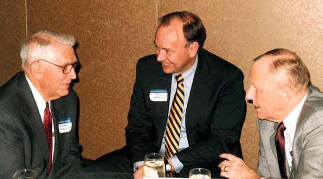 Steve Bahls  with Reuben Swanson  and Duane Swanson