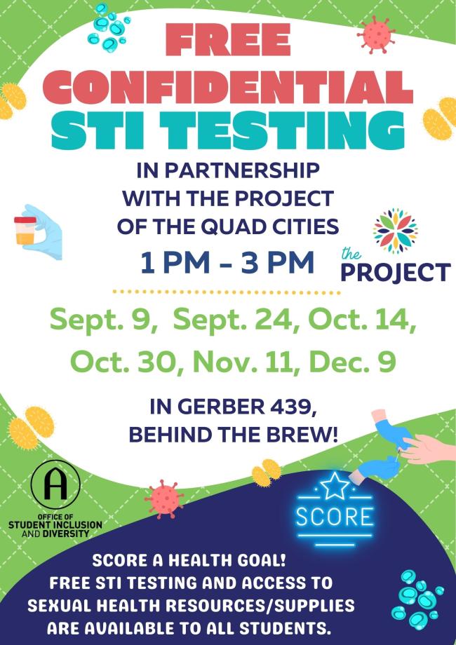 STI testing flyer