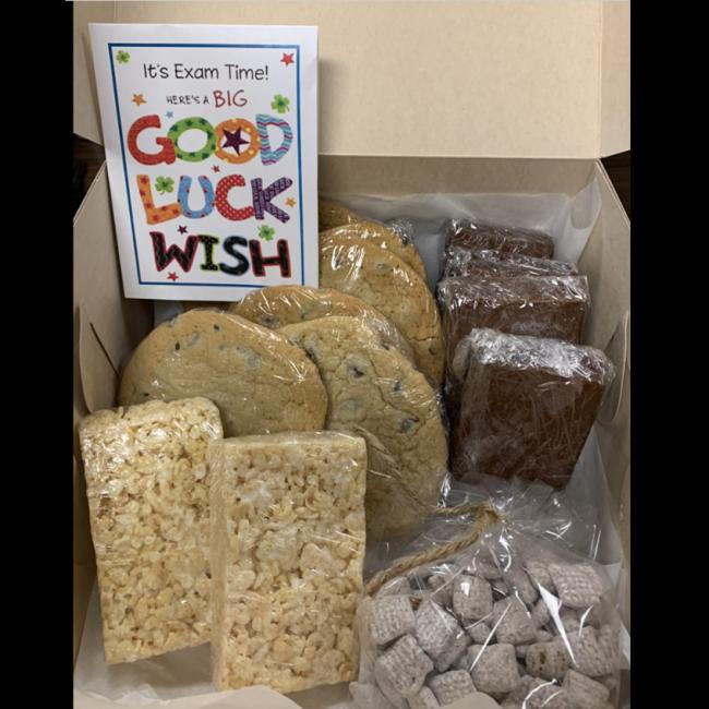 Finals Snack Attach box contents