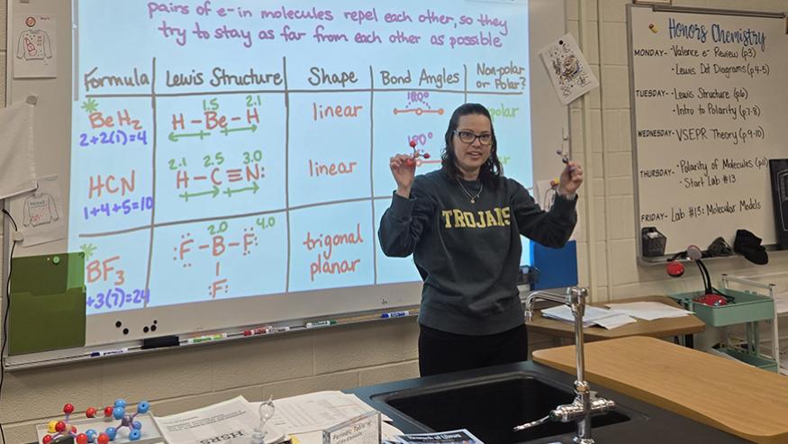 Megan Bildner projector