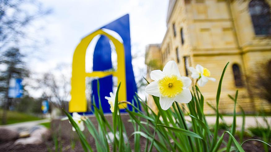 Campus in spring