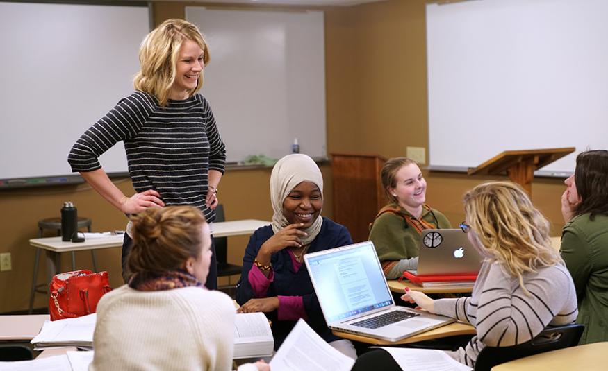 Dr. Jessica Schultz in class