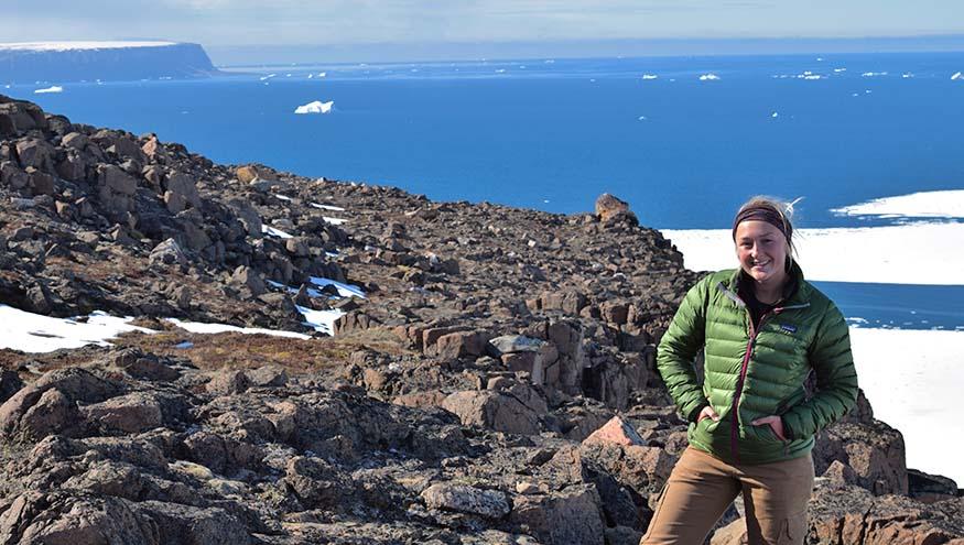 Bailey Aasan in Greenland.