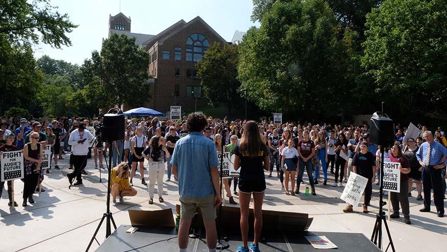 climate rally